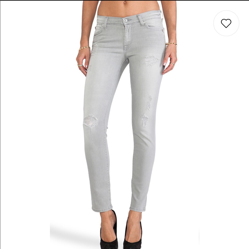7 slim cigarette jeans